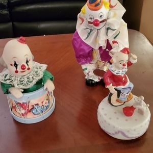 Clown music boxes